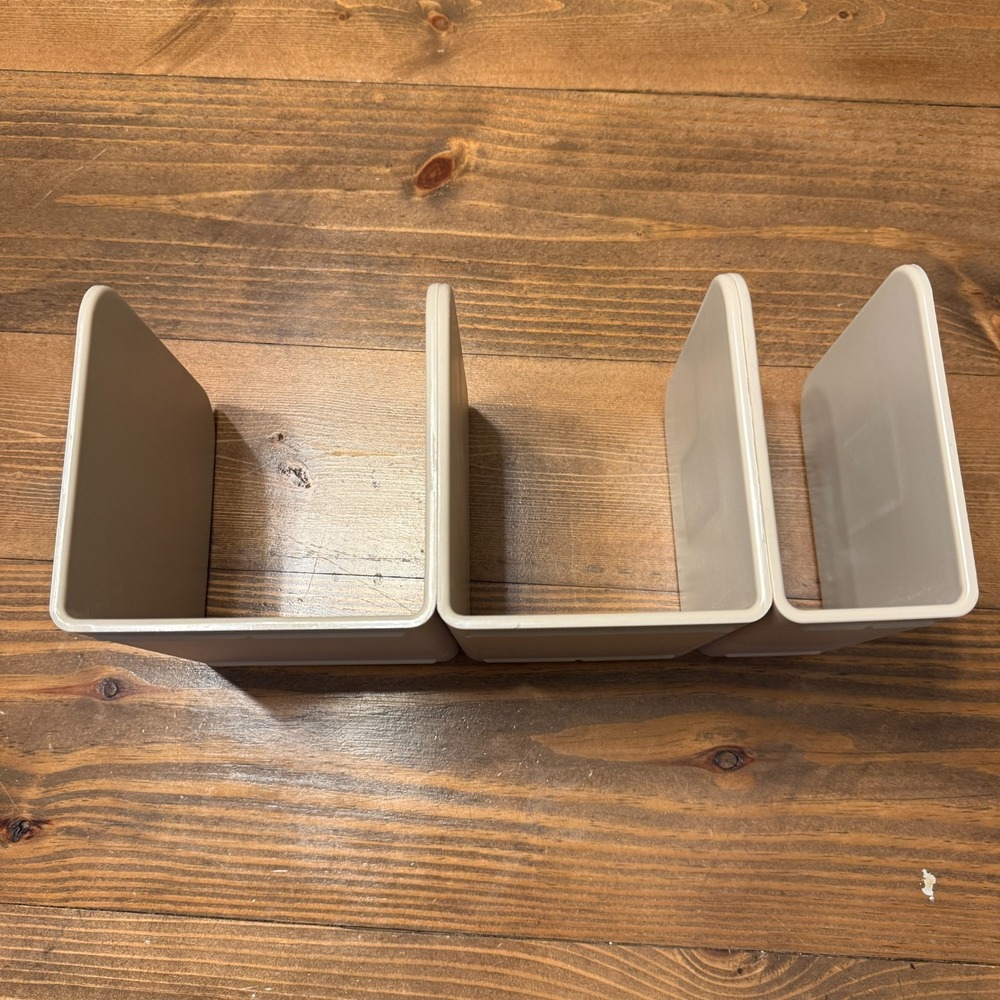 Caraway Home Magnetic Pot Pan Cookware Organizer Divider Storage SET OF 3 Beige
